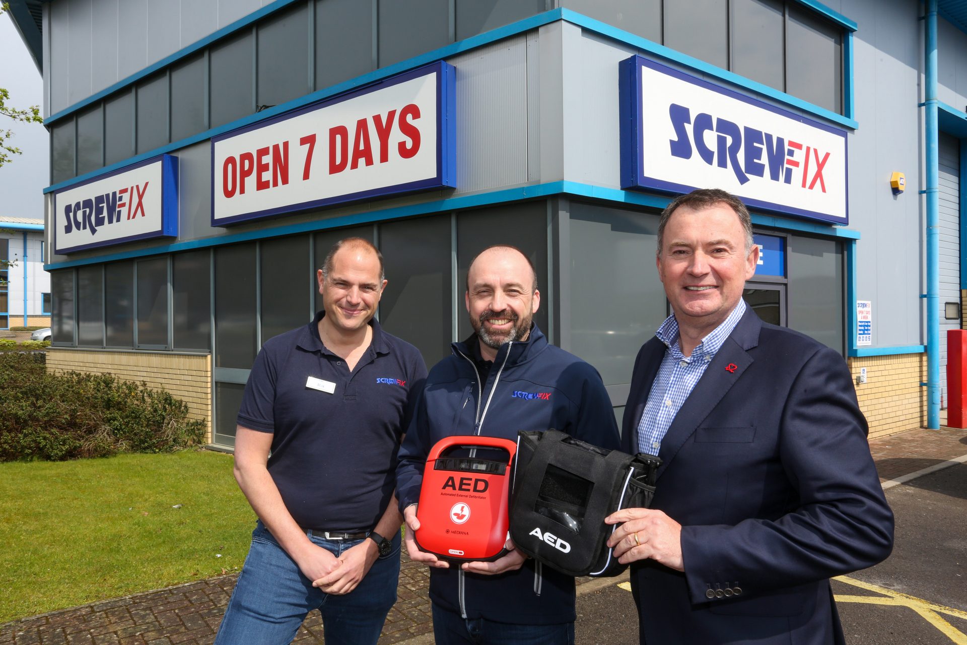 Screwfix installs lifesaving defibrillators in all its stores in UK and